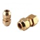 Brass  Flare-type compression Connector for copper pipe for  the pneumatic fittings