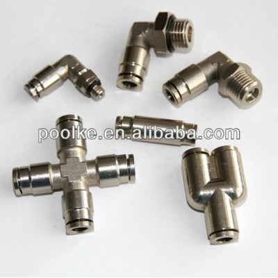 Pneumatic Mental Push-in Fittings,push fittings,pneumatic fittings