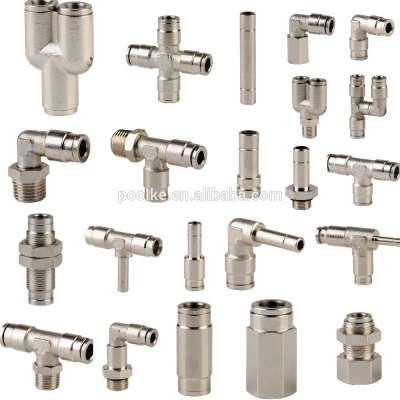 Pneumatic Mental Push-in Fittings,push fittings,pneumatic fittings